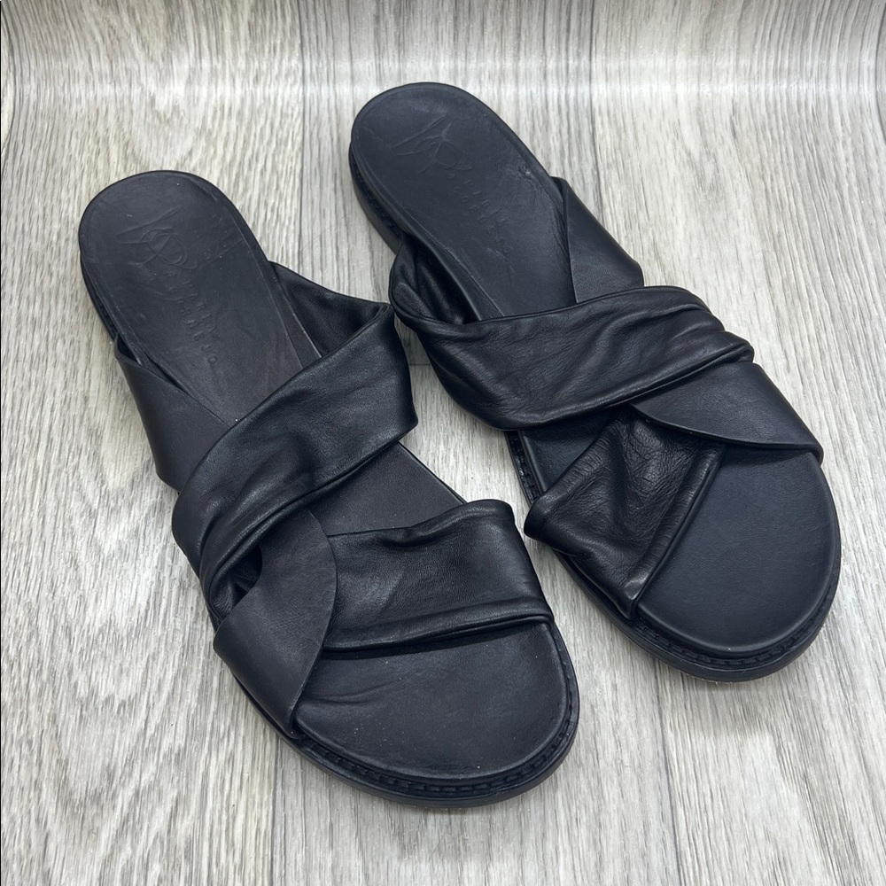 Maria Cornejo Black Leather  Sandals